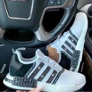 ‼️SOLD‼️Swarovski Adidas NMD Running Shoes